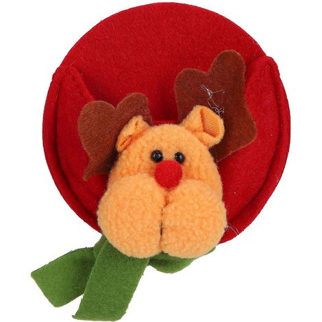 Home Decoration Wine Coaster Christmas Wine Glass Foot Cover Table Decoration for WineDeer (1/5)