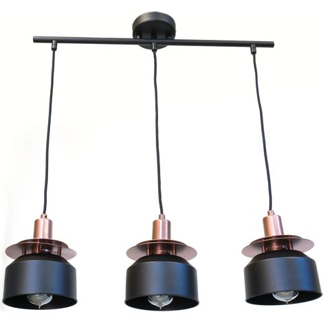 Moderne industrielle Retro-Pendelleuchte Andromeda 2686/Z-B-3 (1/5)