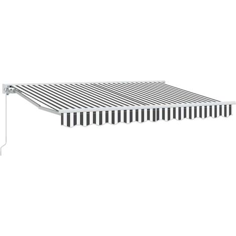 Maison Exclusive - Struttura della tenda Antracite e Bianco 250 x 200 cm