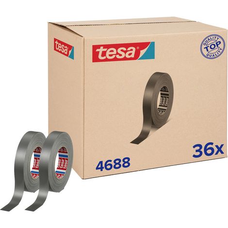 tesaband 4688 Standard, 50m x 25mm, silber-matt (1/3)