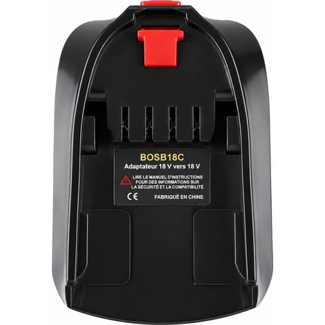 Adaptateur de batterie BOSB18C pour outils Bosch type C 138 Makita modèle C 11 × 7 × 8,5 cm 135 g – Livraison gratuite