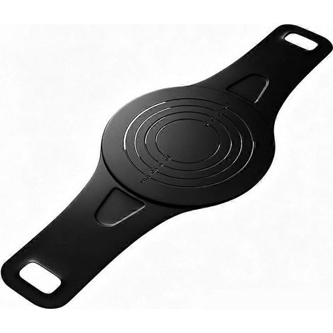 Support à pain en silicone pour cocotte en fonterondantiadhésifnoir. Accessoires de cuisson du pain. (1/5)