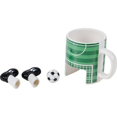 Mug Football - OUT OF THE BLUE - Ceramic Mug - Green - Dishwasher Safe - Contemporary Design