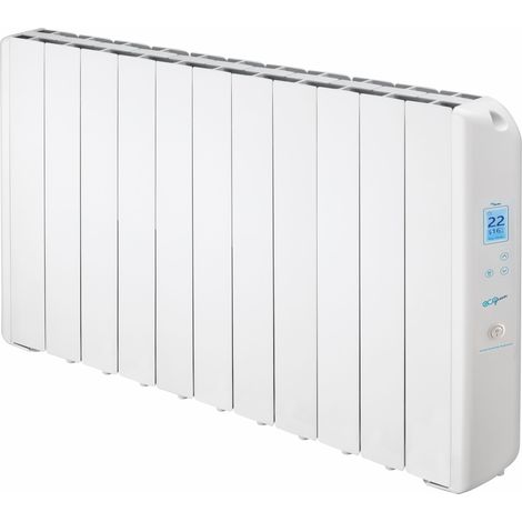 FARHO Eco Green Wifi Radiateur Électrique 1210W à 11 Éléments en Aluminium Injecté, Fluide Farhoil, Thermostat Programmable, WiFi Intégré (1/4)