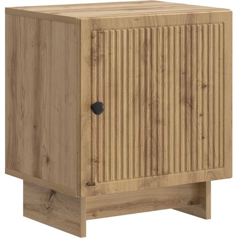 Armadio da Notte Rovere Artigianale 43 x 34,5 x 50 cm vidaXL