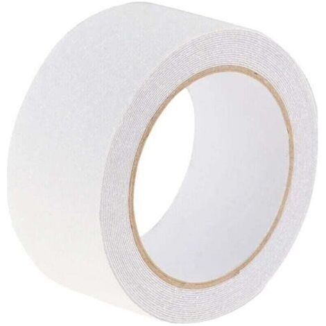 Anti-Slip Tape, XU, 0.5cm 100cm Waterproof Adhesive Adhesive Stickers Roll for Indoor Outdoor Stair Steps（White） (1/4)