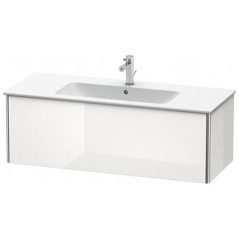 Meuble sous-vasque XSQUARE 400x1210x478mm noir haute brillance