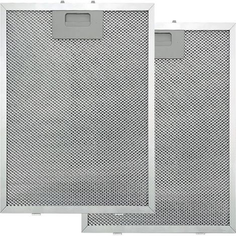 Lot de 2 Filtre à graisse, Aluminium, Universel, Hotte aspirante, Cuisine (1/5)
