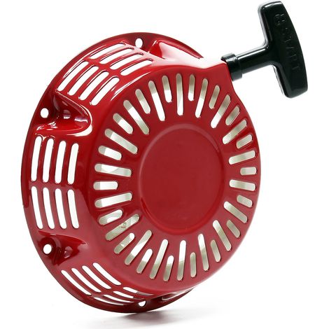Lanceur pour moteur thermique 9 CV – Pièce détachée pour moteur à essence monocylindrique OHV – Couleur rouge – Lifan