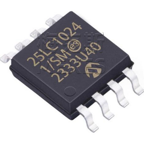 Chip electronic components 25LC1024-I/SM 25LC1024-E/SM, 5 units per pack.
