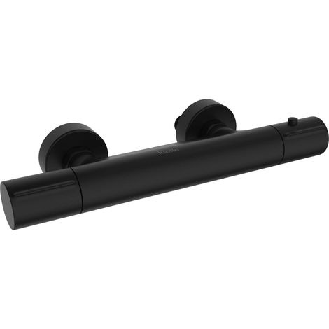 kielle Oudee - Mitigeur thermostatique de douche, noir mat 10602114 (1/2)