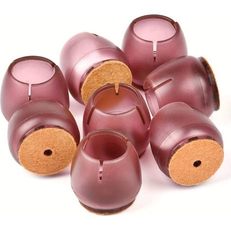 Patins de protection pour pieds de chaise résistants à l'usure et insonorisants, patins de protection de sol en silicone, protège-pieds de meubles et de tables (1/5)