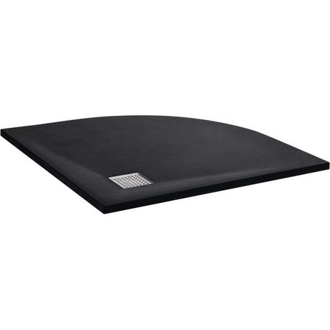 Receveur de douche SMC noir 90x90 cm (1/5)