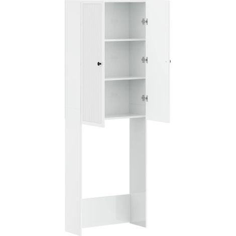 Maison Exclusive - Mobile Bagno EDE Bianco Lucido 66 x 25,5 x 190 cm (1/5)
