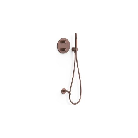 Kit robinet thermostatique encastré 2 voies pour baignoire et douche Therm-box Volcanic - TRES 26235006VO