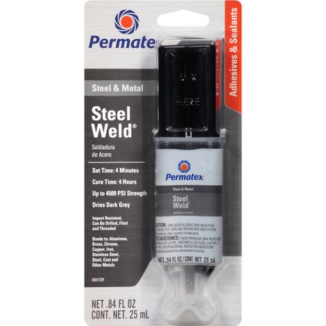 Colle métal liquide gris 4 min 25ml PERMATEX
