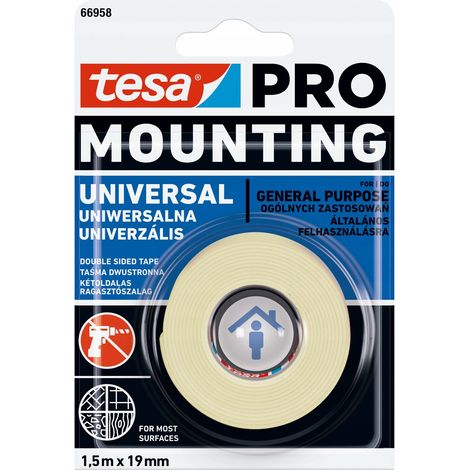 Ruban mousse de montage tesa PRO 1,5 m universel (1/5)
