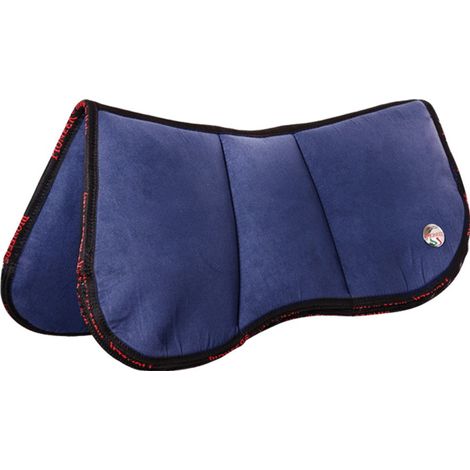 Azurblau - Pioneer Mikrofaser-Springschabracke mit extra herausnehmbarer Memory Foam-Polsterung (1/2)