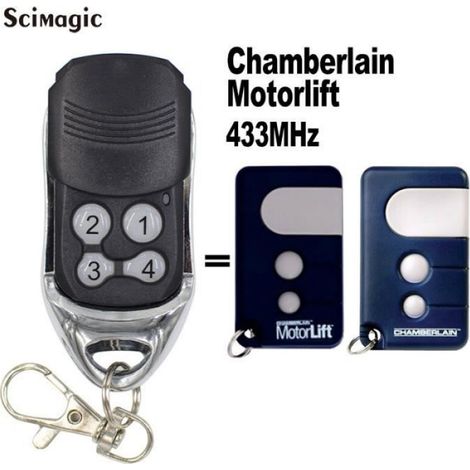 Télécommande de porte de garage pour Chamberlain Hurlift,émetteur porte-clés,CR550,ML,MLR,84335 AML[B713747196] (1/3)