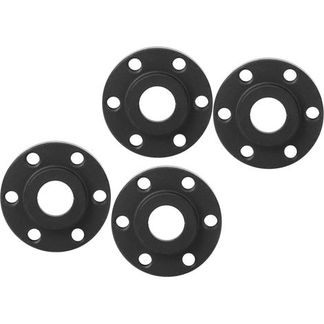 Set di 4 adattatori esagonali neri per mozzi ruota radiocomandati RC, adatti per ruote da 1,9/2,2 pollici SCX10 1/10.