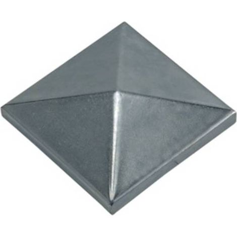 20 x COPRIPILASTRO ACCIAIO QUADRO  50X 50 MM