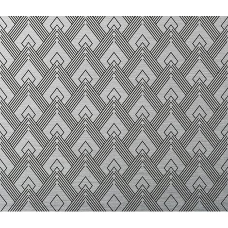 Crédence adhésive carrée art déco en aluminium (1/2)