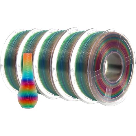 JAYO PLA-Filament, 1,75 mm Durchmesser, 5 Rollen (1/2)