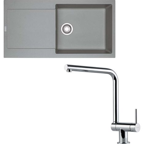 Pack évier XL Maris Fraganit stone 970 x 500 x 200 mm + mitigeur Neptune rabattable - Franke