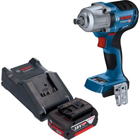 Visseuse à chocs sans fil Bosch GDS 18V-450 PC Professional 18 V, 450 Nm, 1/2", sans balais + 1 batterie 5,0 Ah + chargeur (1/5)