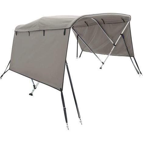 Maison Exclusive - Bimini di Prua con Pareti Laterali 3 Arc183x(170-182)x137cm (1/5)