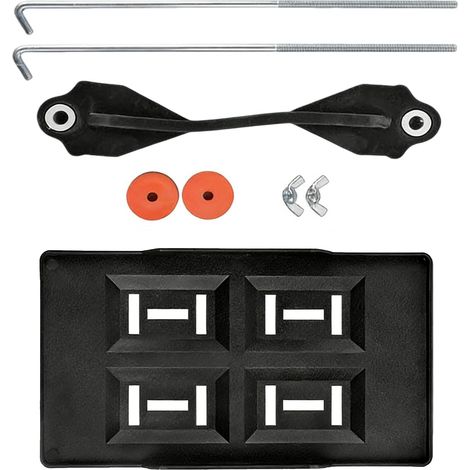 Support de batterie - Base réglable Base de fixation de batterie pour véhicules, remorques, caravanes, camions, bateaux et applications marines (1/5)