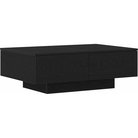 Maison Exclusive - Couchtisch Schwarz Eichen-Optik 90 x 60 x 31 c