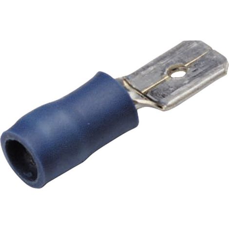 Cosse à languette mâle 6.3 x 0.8 mm Cimco 180290 180 ° partiellement isolé rouge 1 pc(s)