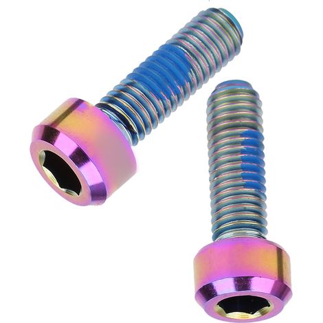 Vis de potence pour VTT, en alliage de titane, pour vélo de route, avec collier de serrage pour tube de selle, accessoire de fixation (1/5)