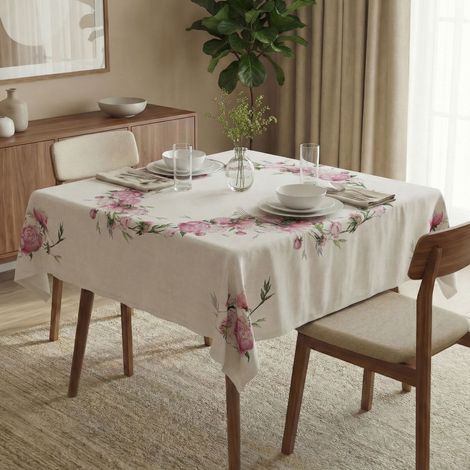 Tovaglia Parisosi, Lavabile si 30°, Forma Quadrata, 150x150 cm Multicolore (1/3)