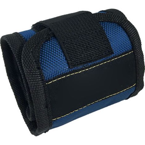 Soporte magnético de tres niveles para herramientas de muñeca, organizador para tornillos, clavos y sujetadores, azul oscuro. (1/5)