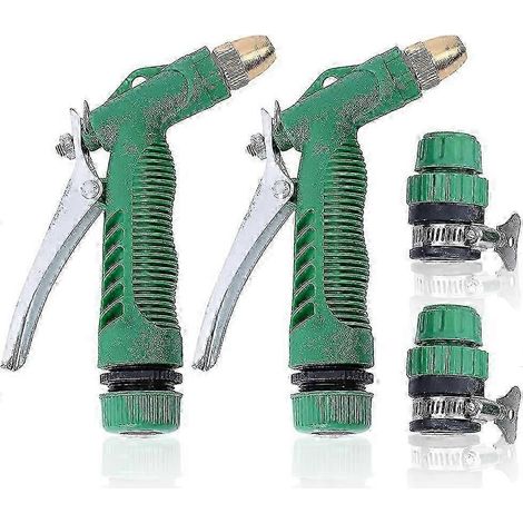 2Pc Watering Gun,Multi-gun Household Hose-Green 2025 (1/5)