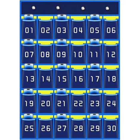 Rangement mural avec 30 poches numérotées, porte-objets à (1/5)
