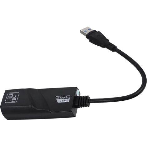 Adaptateur USB Ethernet Gigabit sans Carte Réseau Compatible Pc Portable Bureau Installation Rapide et Simple (1/4)