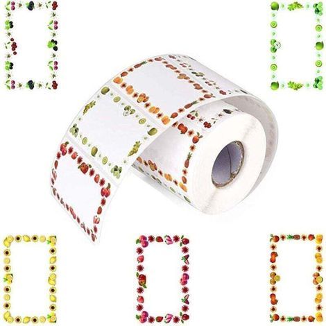 Étiquettes Autocollantes pour Confitures 500 Pièces Résistantes Congélateur Humidité Idéales Bocaux Verre (1/5)