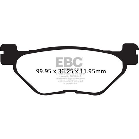 Pastiglie freno per scooter EBC SFA319 (set per 1 disco)