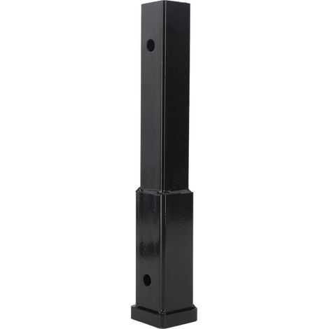 Fabater Extension de Récepteur D'attelage Noir de 12 Pouces 5000 LB Capacité de Remorquage D'extension de Couplage de Remorque Fiable pour la Barre de Remorquage de Tuyaux de 2 Pouces (1/5)