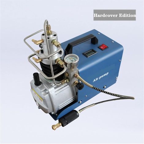 1.8KW 300Bar 30Mpa 4500Psi compresseur d'air électrique Haute Pression Pompe à Air pneumatique Pistolet à air comprimé PCP gonfleur (Color : Type, Size : Hardcover Version) (1/5)