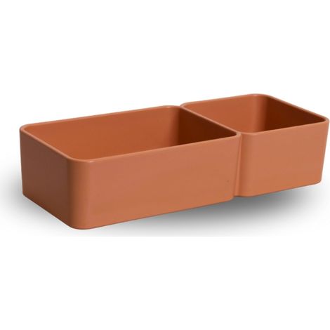 Mangeoire double beige pour rongeurs CHICK'A (1/3)