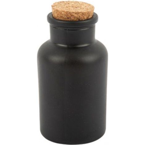 BOUTEILLE APOTHICAIRE NOIRE MAT 125ML 11X5.7CM- DECORS DE TABLE HALLOWEEN