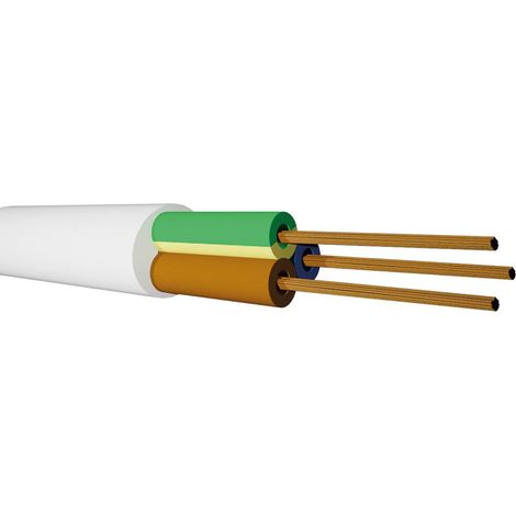 Rolle 100 m Schlauch (3 x 1,0 mm), weiß