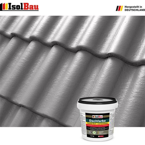 IsolBau Dachfarbe Betongrau 1,5 kg (1/5)