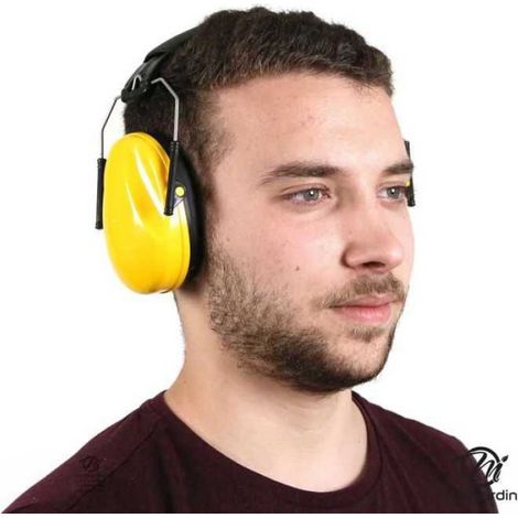 Casque de protection oreille anti bruit. 22,9 dB. Jaune (1/3)