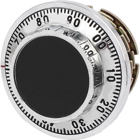 Serrure à cadran sécurisée code combiné métallique, 75 mm x 56 (acaecdc59f638d1ecbdeebc281a790de) (1/4)