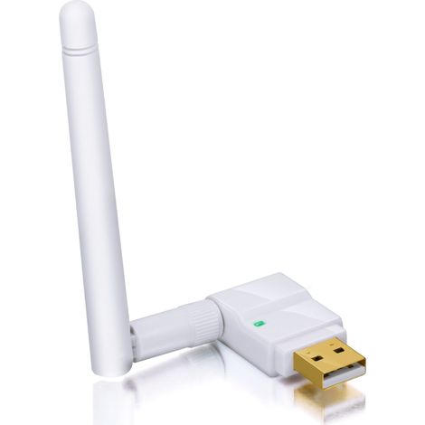CSL - WLAN-Dongle, WLAN Stick, 300 Mbit/s, mit abnehmbarer Antenne, USB 2.0 Stick